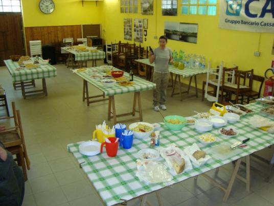 La Sala Pranzo Allestita